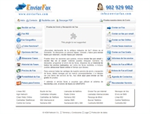 Tablet Screenshot of enviarfax.com